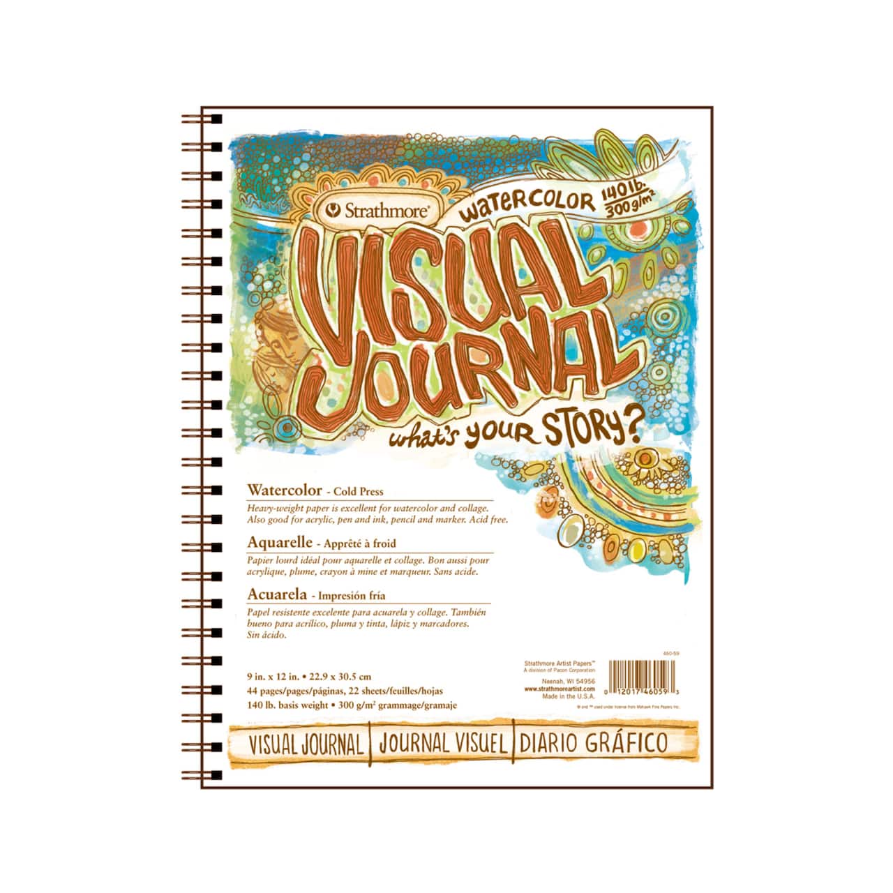Strathmore&#xAE; Cold-Press Watercolor Visual Journal
